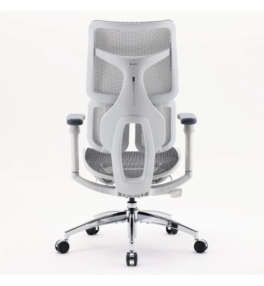 Bürodrehstuhl Armlehnen 6D - Weiss