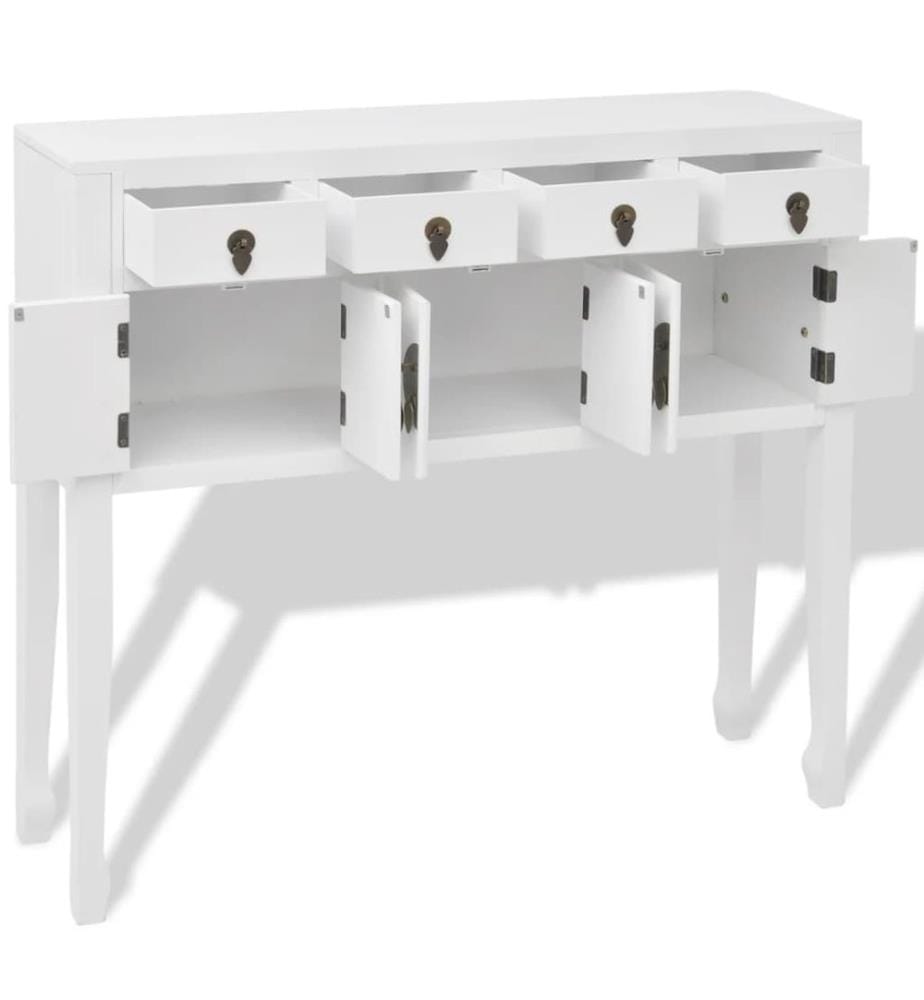 Sideboard Chinesischer Stil Massivholz Weiss
