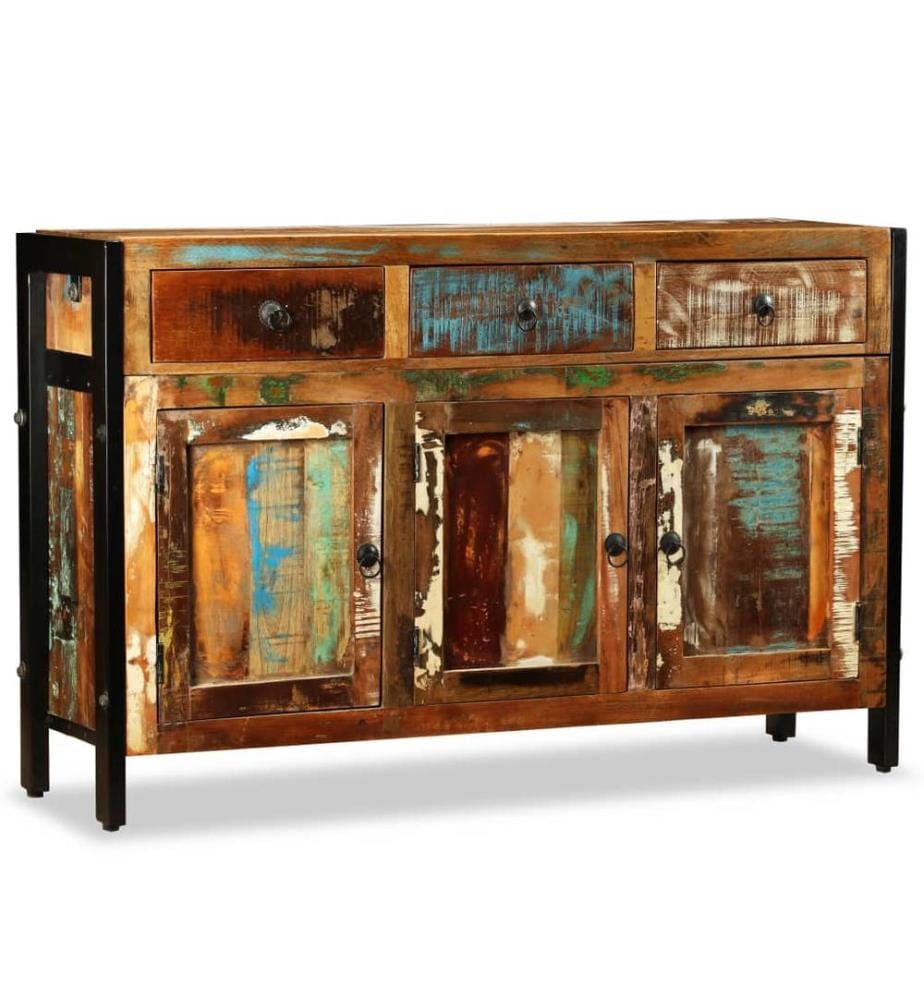 Buffet Bois de récupération massif 120x35x76 cm