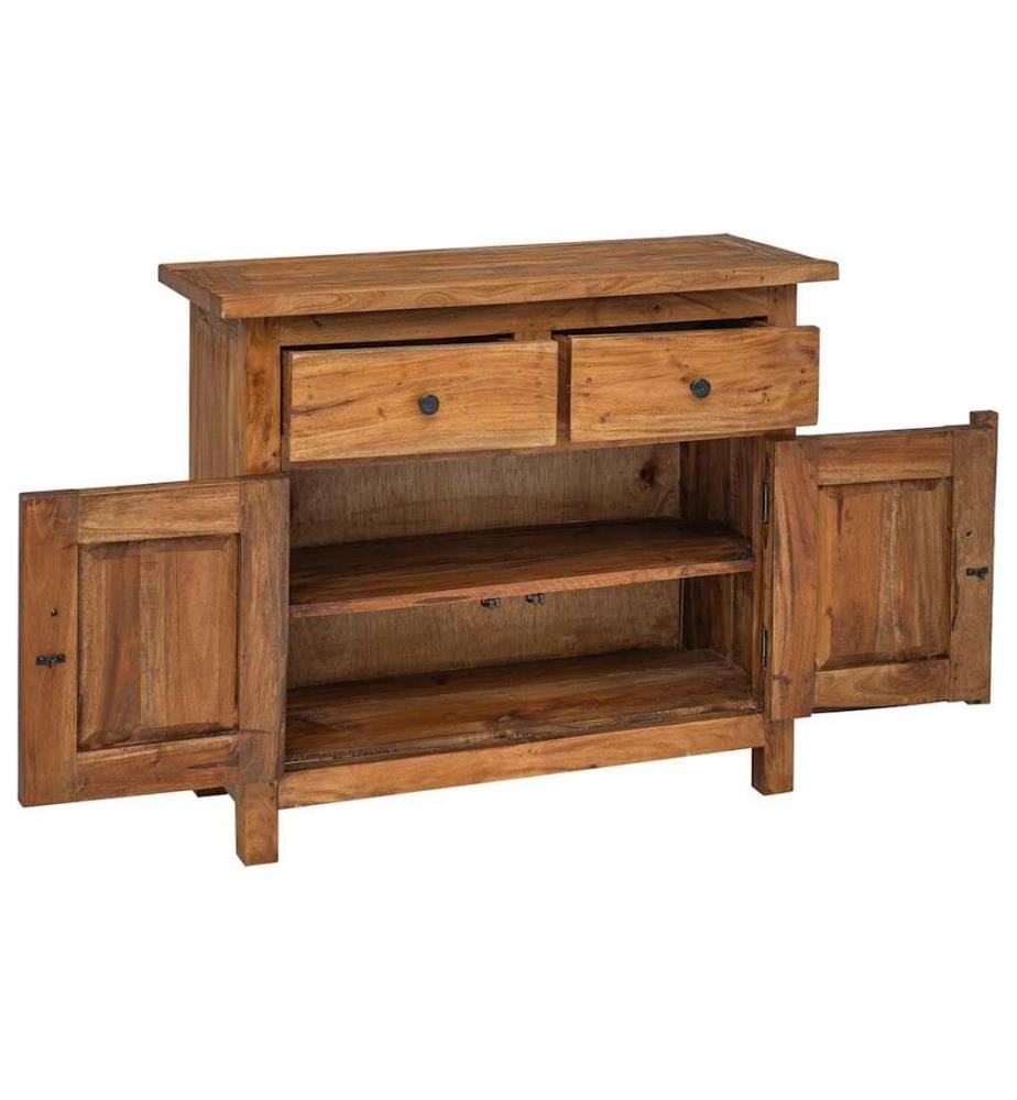 Buffet bois d'acajou massif 75x30x65 cm