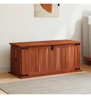 Aufbewahrungstruhe 90 x 45 x 40 cm Akazien-Massivholz