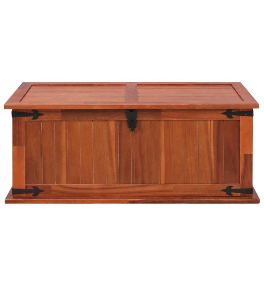 Aufbewahrungstruhe 90 x 45 x 40 cm Akazien-Massivholz