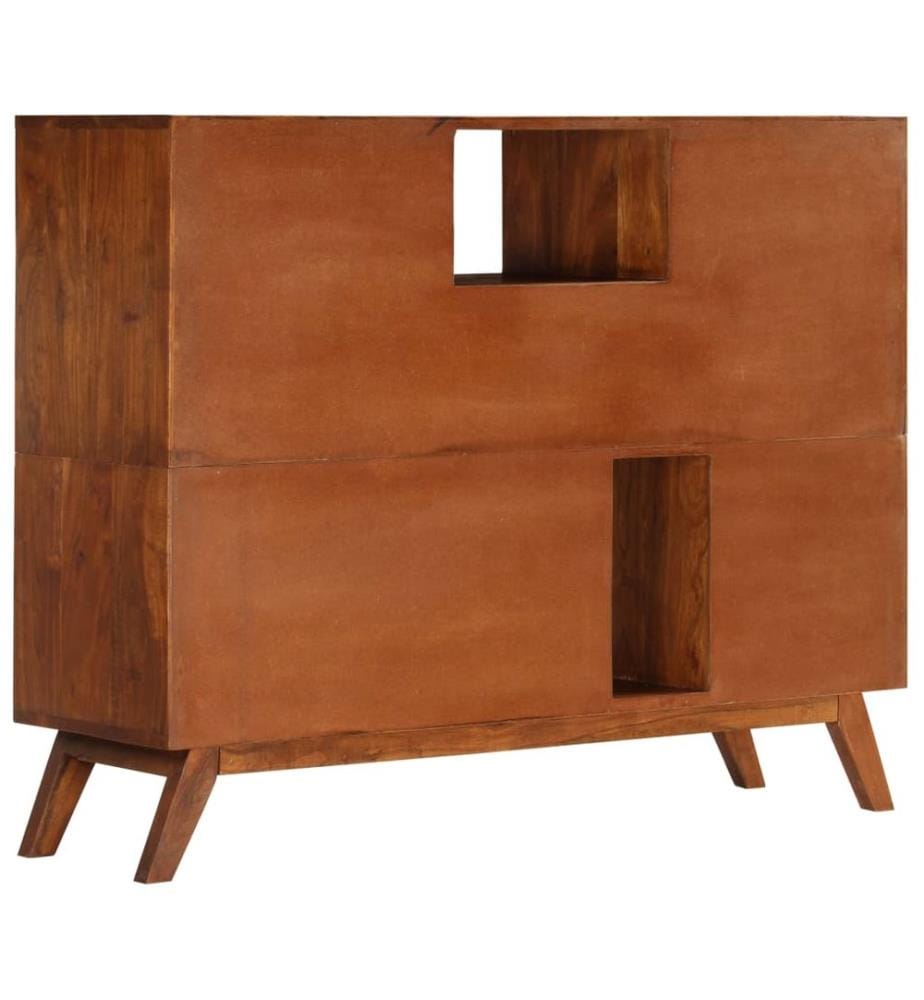 Sideboard 115x35x86 cm Massivholz Akazie
