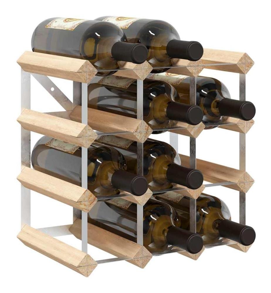 Weinregal für 12 Flaschen Massivholz Kiefer