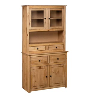 Highboard 93x40,5x180 cm Kiefernholz Panama