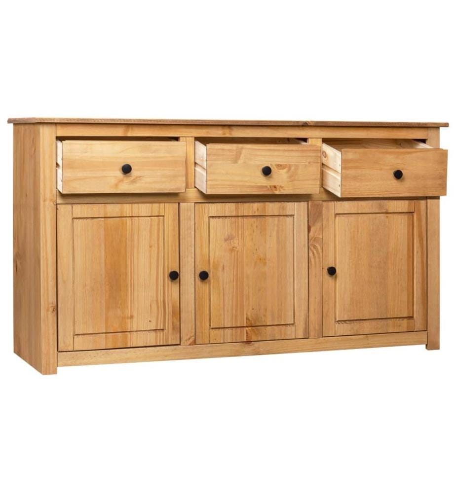 Sideboard 135 x 40 x 80 cm Massivholz Panama-Kiefer