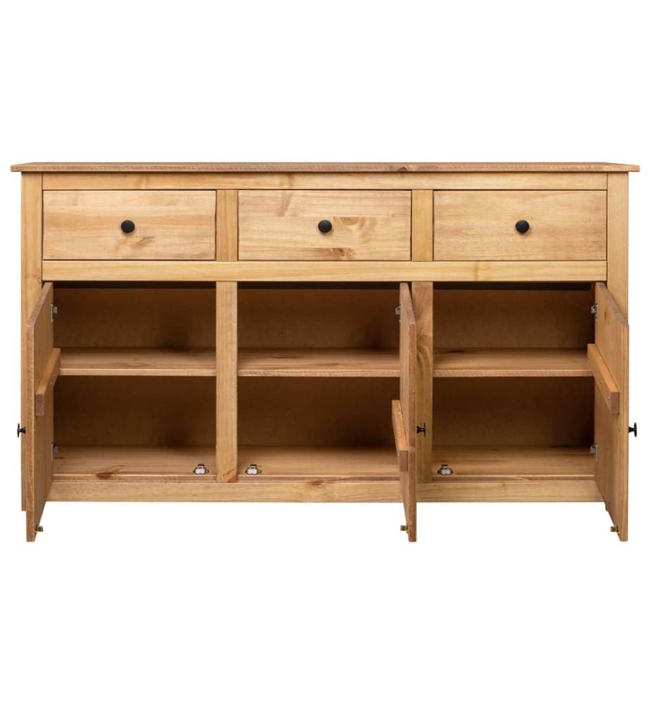 Sideboard 135 x 40 x 80 cm Massivholz Panama-Kiefer