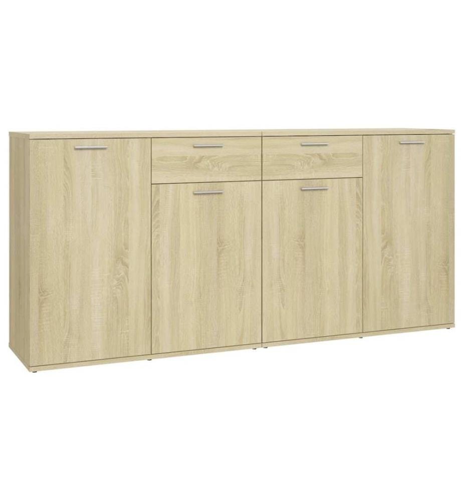 Sideboard Sonoma-Eiche 160x36x75 cm Holzwerkstoff