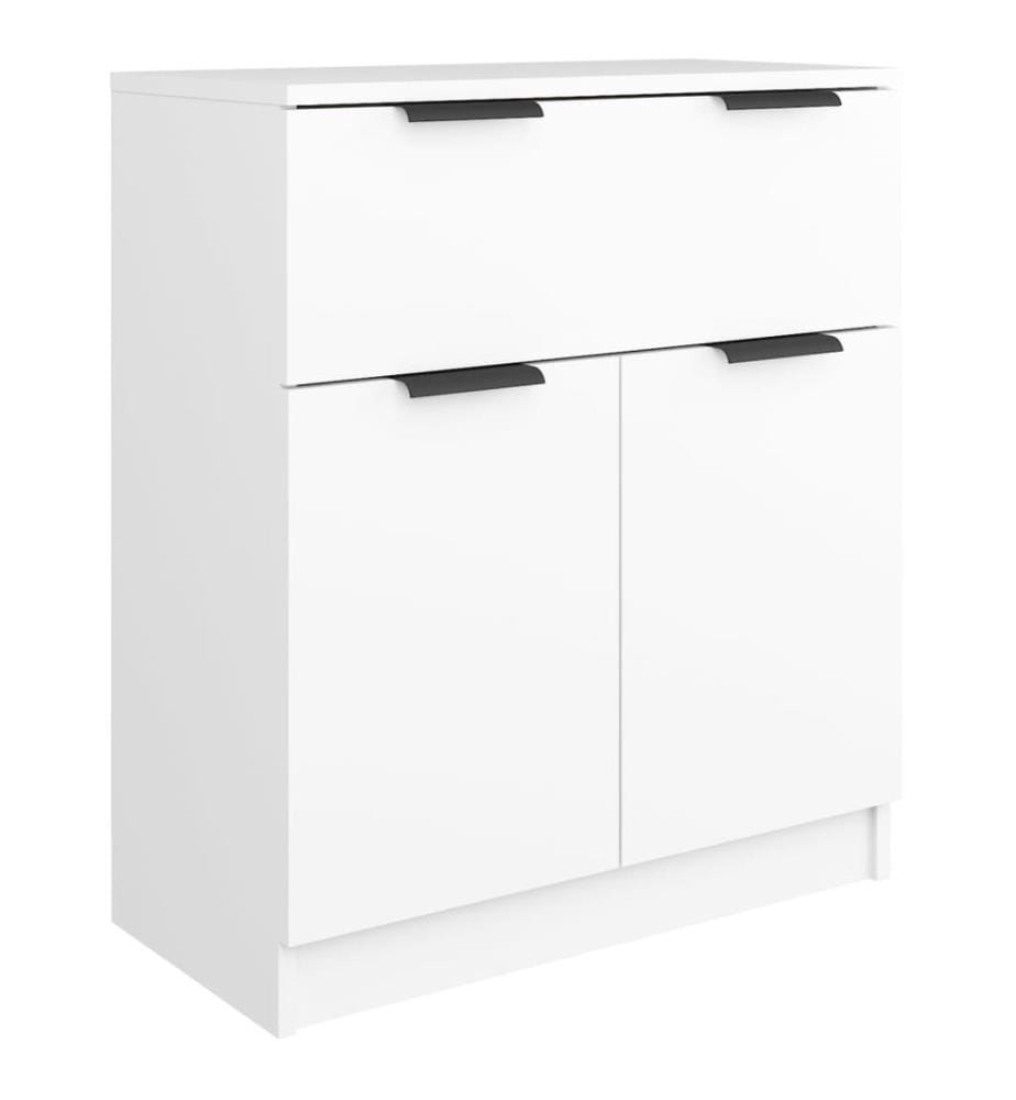 3-tlg. Sideboards Weiss Holzwerkstoff
