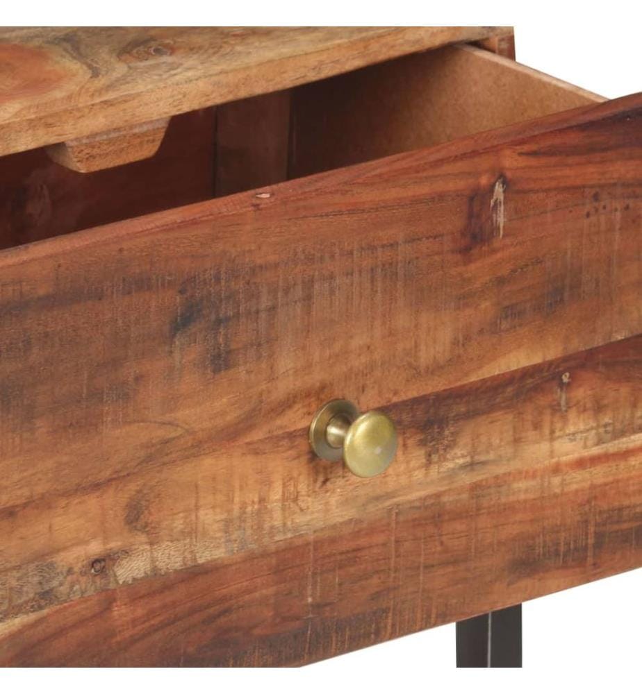 Table de chevet 40x30x50 cm Bois d'acacia brut