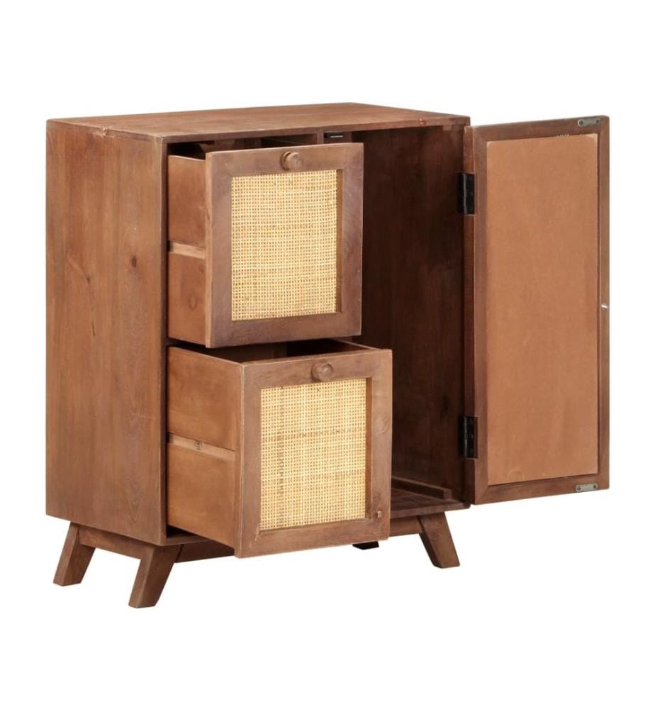 Buffet 60x35x75 cm Bois de manguier massif