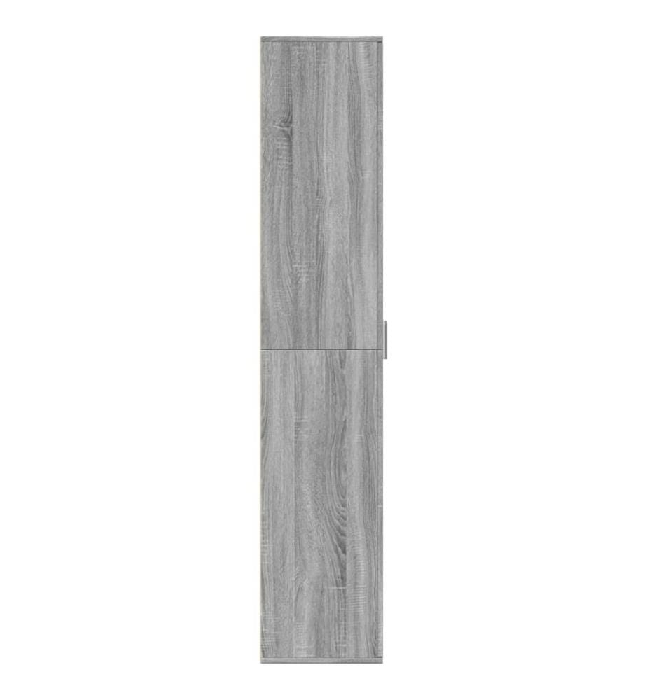 Highboard Grau Sonoma 60x35x180 cm Holzwerkstoff