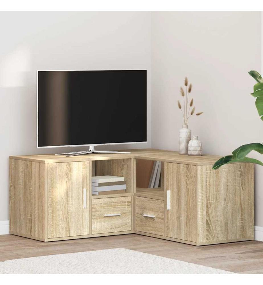 Armoire d'angle chêne sonoma 160x40x45 cm bois d'ingénierie