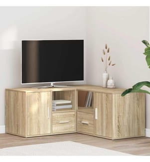 Eckregal Sonoma-Eiche 160x40x45 cm Holzwerkstoff