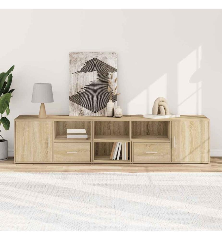 Eckregal Sonoma-Eiche 200x40x45 cm Holzwerkstoff