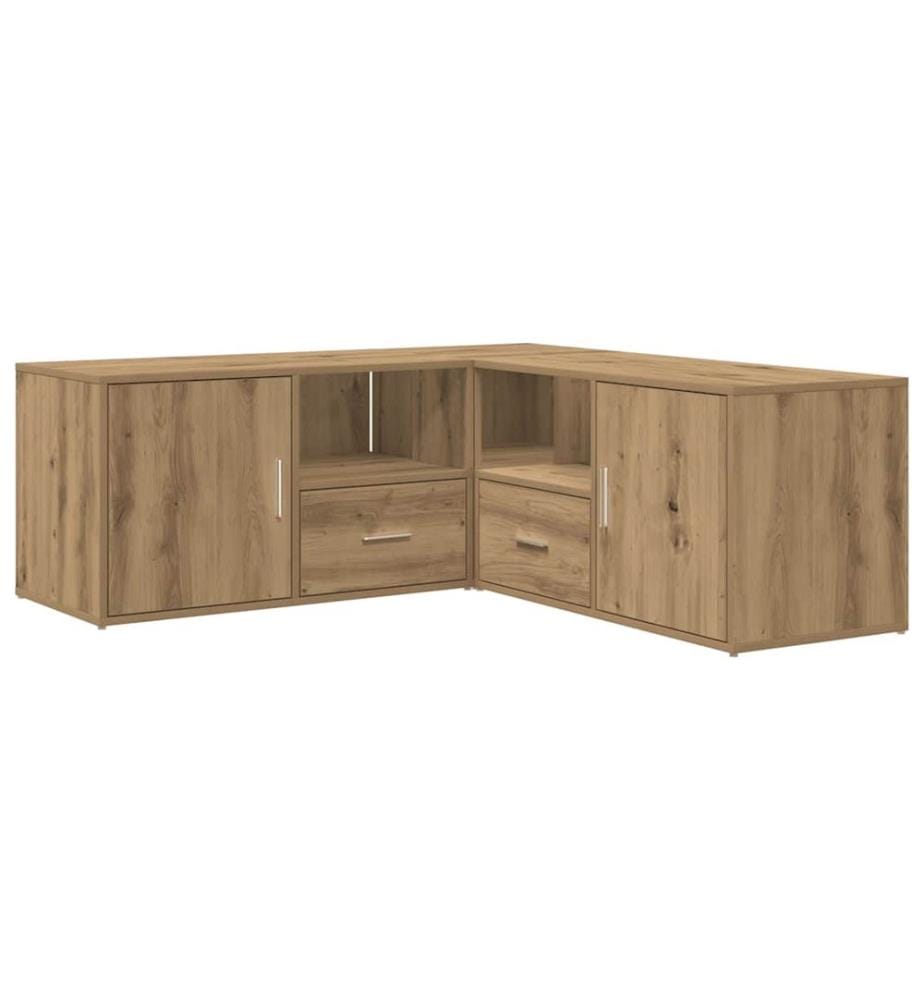 Eckregal Artisan-Eiche 200x40x45 cm Holzwerkstoff