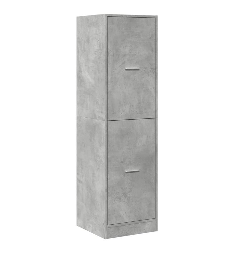 Apothekerschrank Betongrau 40x41x144,5 cm Holzwerkstoff