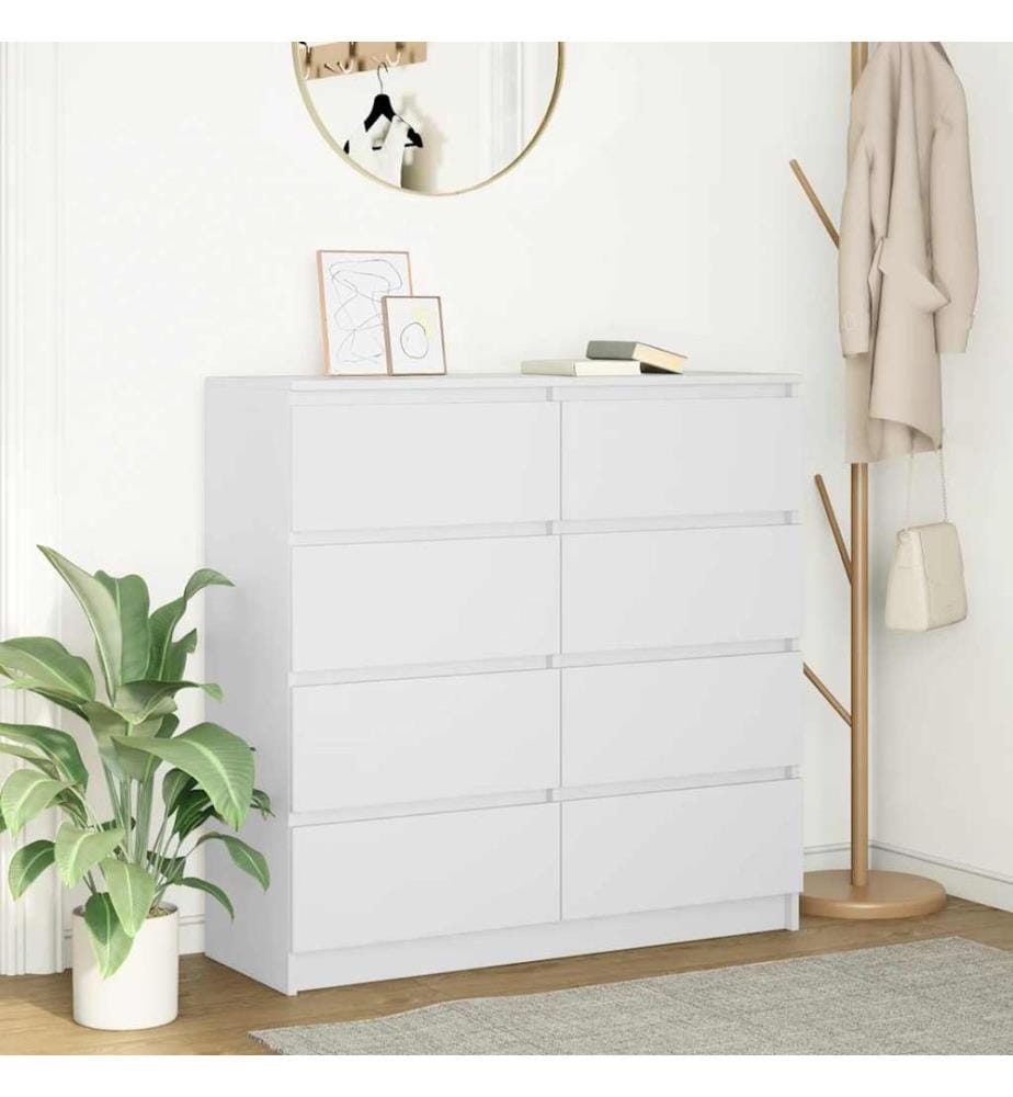 Sideboard Weiss 100x35x99 cm Holzwerkstoff