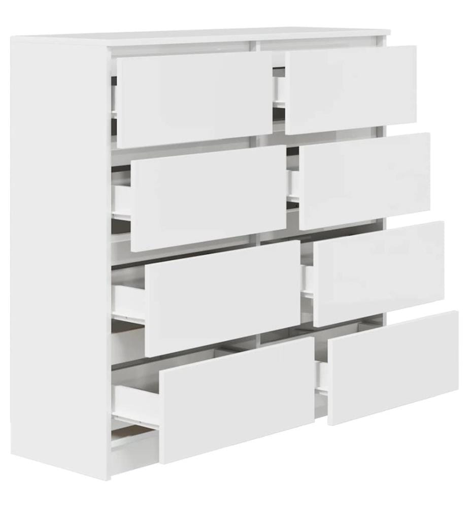 Sideboard Weiss 100x35x99 cm Holzwerkstoff