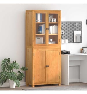 Aufbewahrungsmöbel-Set 2 pcs Natur Engineered Wood und Eiche
