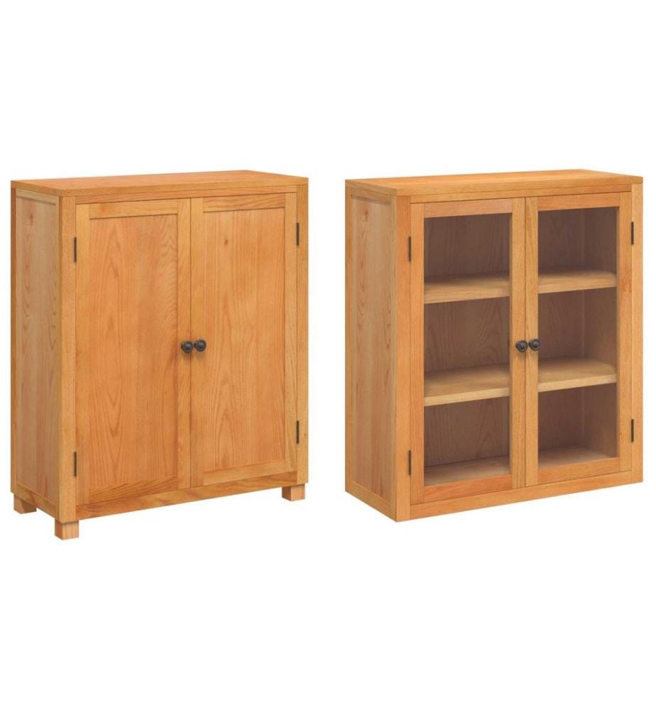Aufbewahrungsmöbel-Set 2 pcs Natur Engineered Wood und Eiche