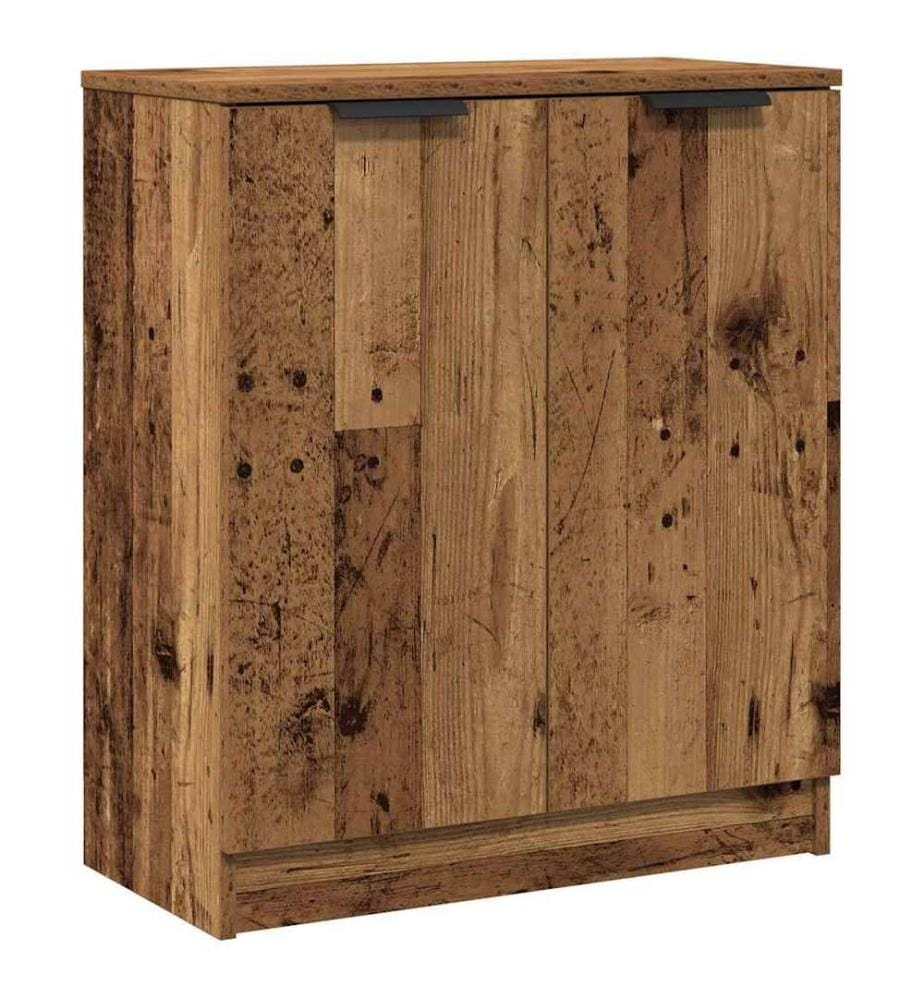 Sideboards 3 Stk. Altholz-Optik 60x30x70 cm Holzwerkstoff