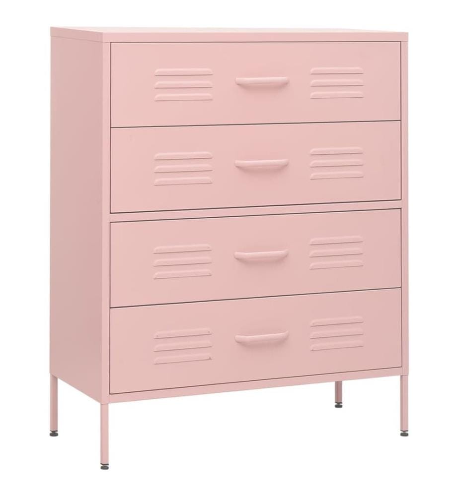 Kommode Rosa 80x35x101,5 cm Stahl
