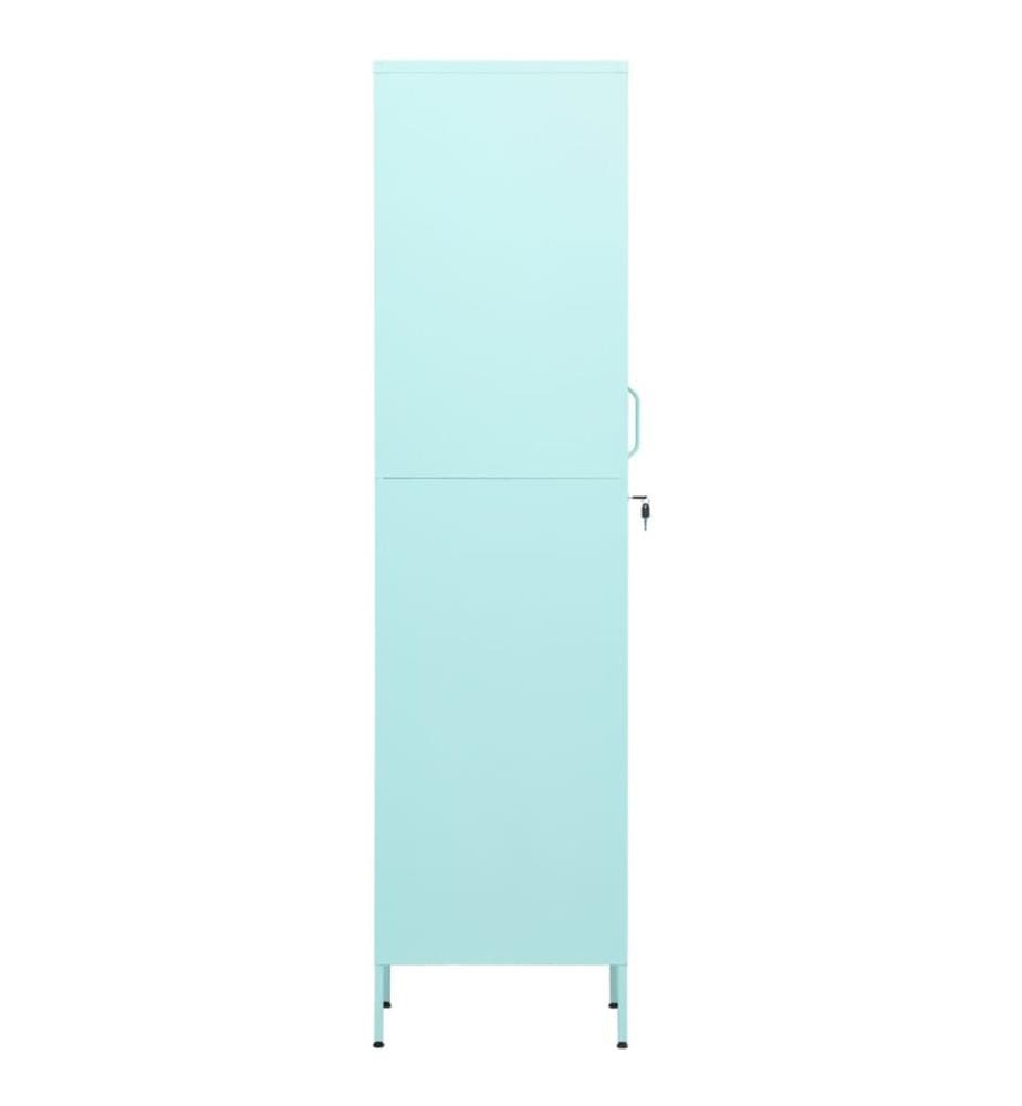 Armoire à casiers Vert menthe 35x46x180 cm Acier