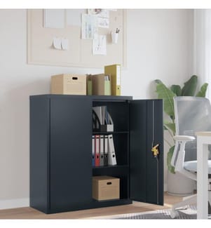 Classeur anthracite 90x40x105 cm acier