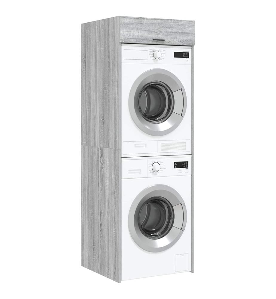 Armoire pour machine à laver Gris Sonoma 67,5 x 68 x 200 cm