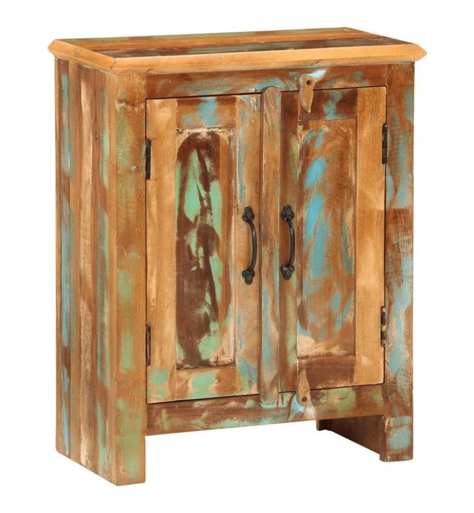 Sideboard mit 2 Türen 55x30x70 cm Altholz Massiv