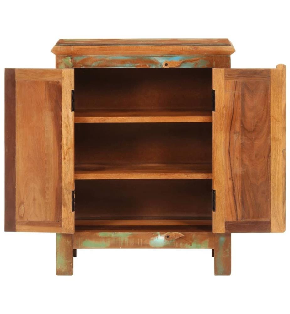 Sideboard mit 2 Türen 55x30x70 cm Altholz Massiv