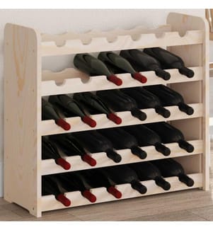 Casier à vin 67,5x25x60 cm Bois de pin massif