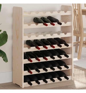 Casier à vin 67,5x25x87 cm Bois de pin massif