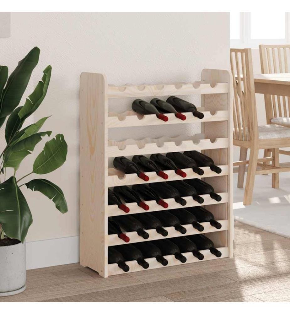 Casier à vin 67,5x25x87 cm Bois de pin massif