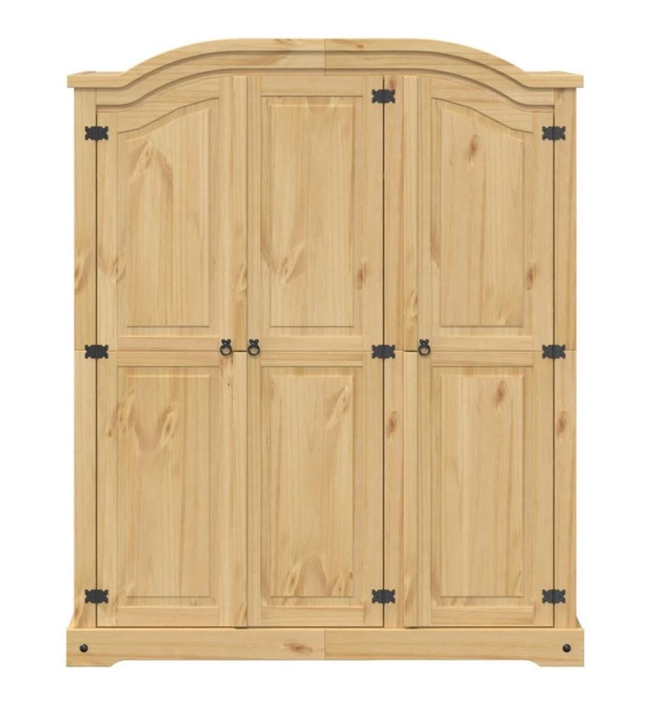 Garde-robe Corona 151,5x52x186 cm bois de pin massif
