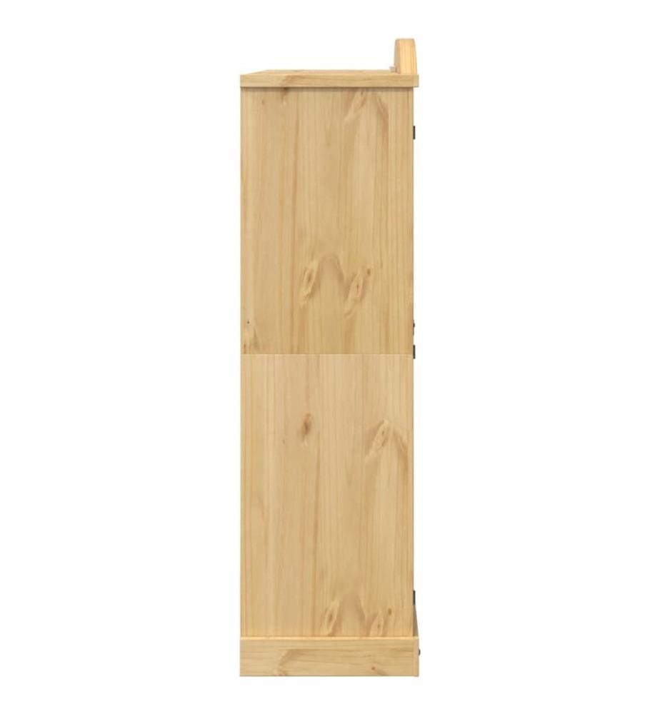 Garde-robe Corona 151,5x52x186 cm bois de pin massif