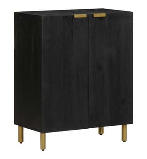 Sideboard Schwarz 60x33x75 cm Holzwerkstoff