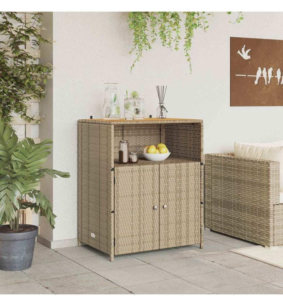 Armoire Beige 70 x 50 x 87 cm Polyester et Roly Ratten