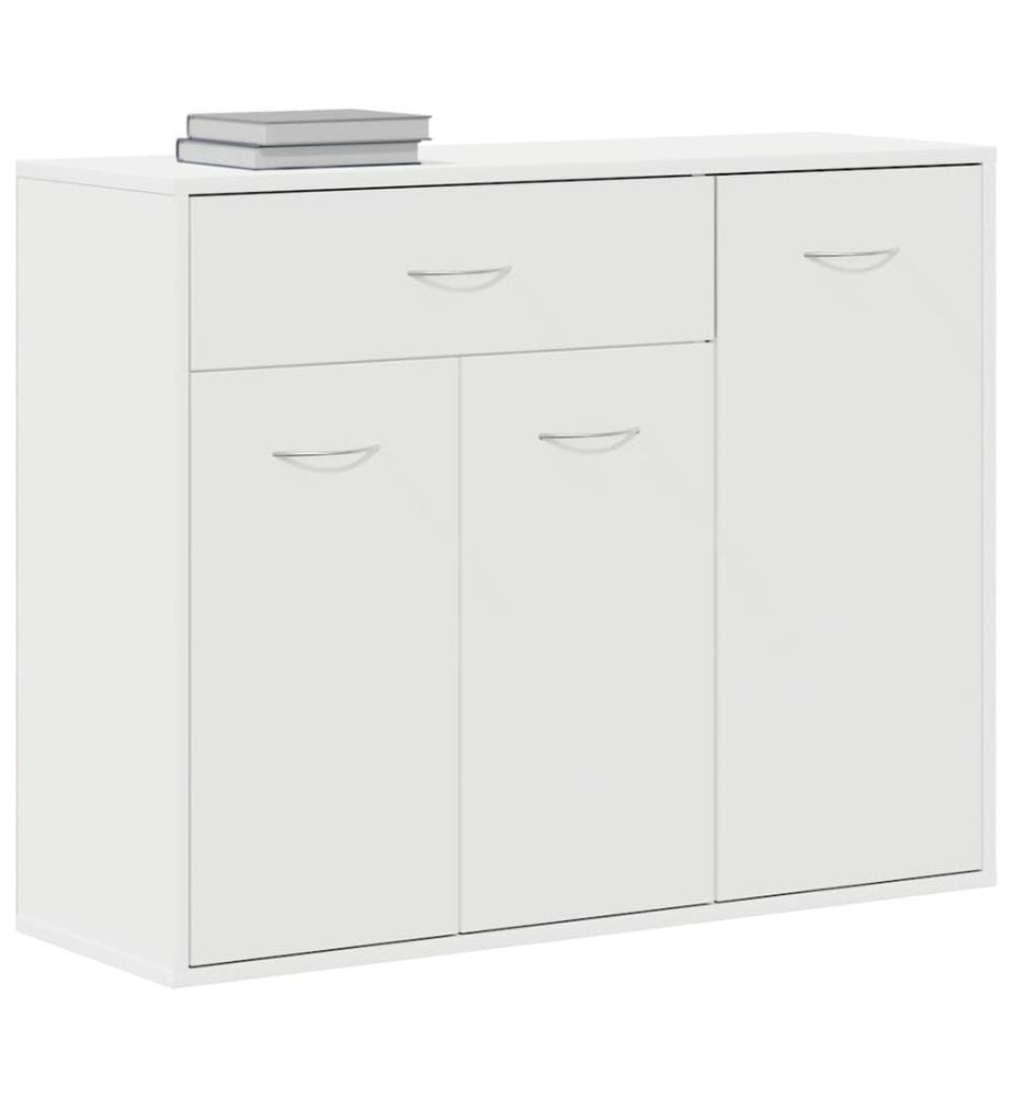 Buffet Blanc 88x30x70 cm Bois d'ingénierie