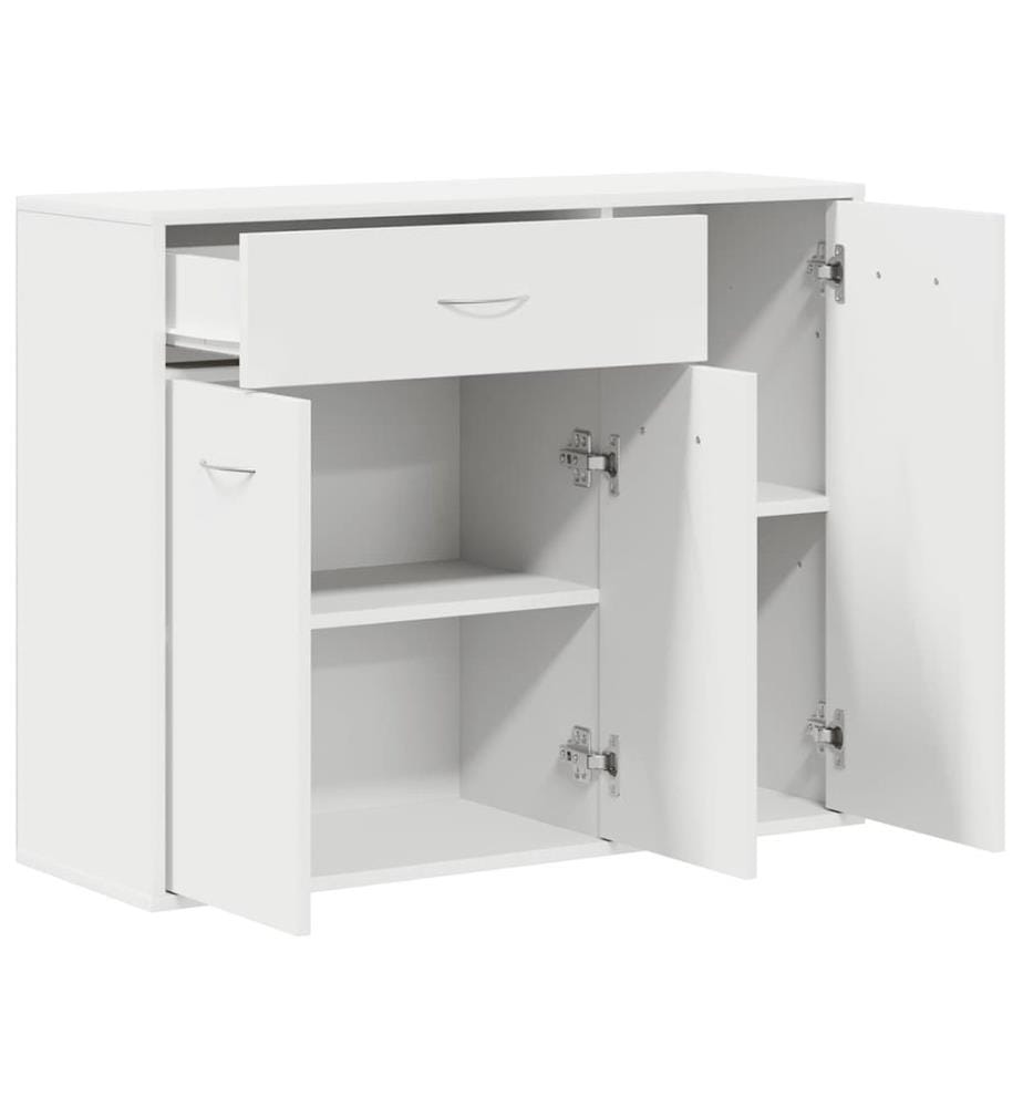 Buffet Blanc 88x30x70 cm Bois d'ingénierie
