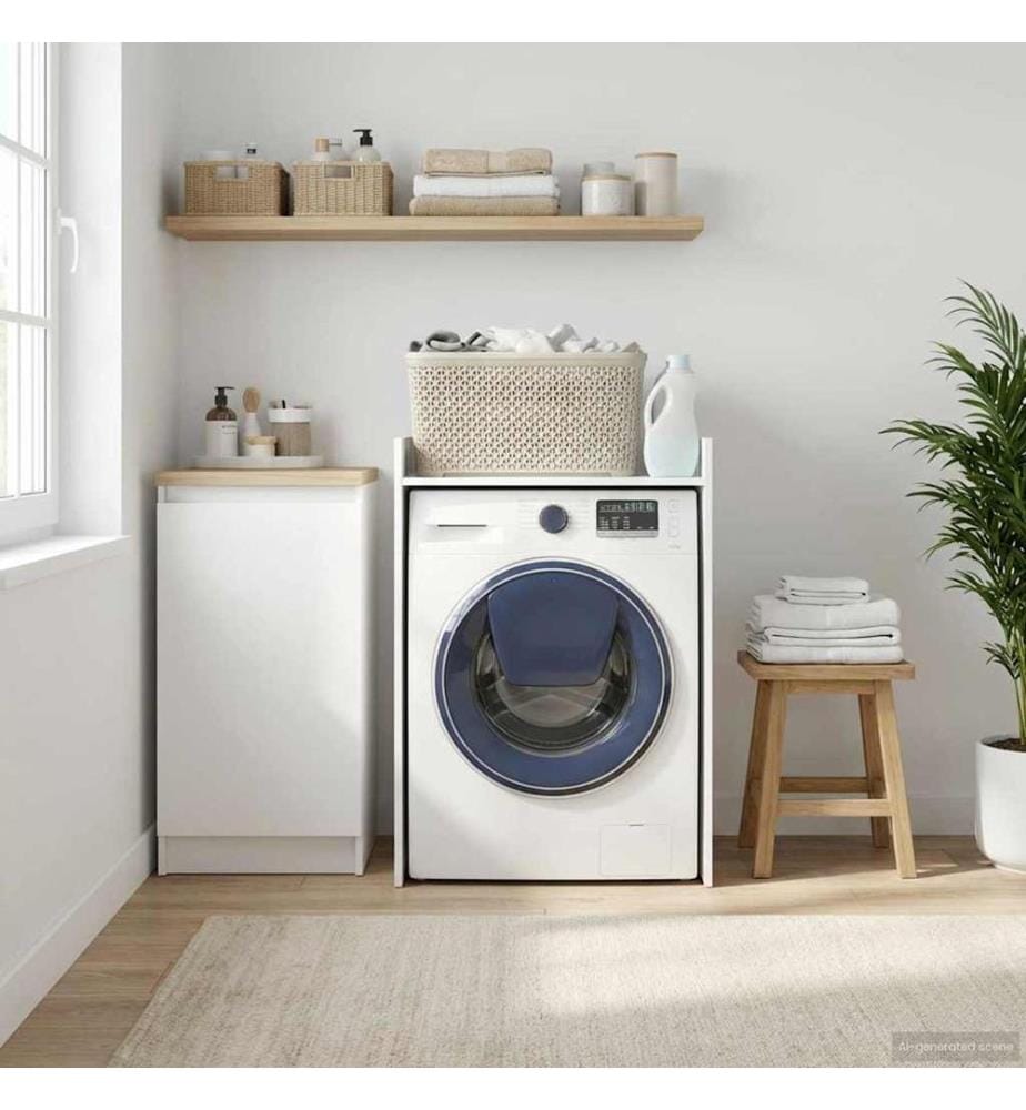 Armoire pour machine à laver Blanc 67,5 x 48 x 97 cm