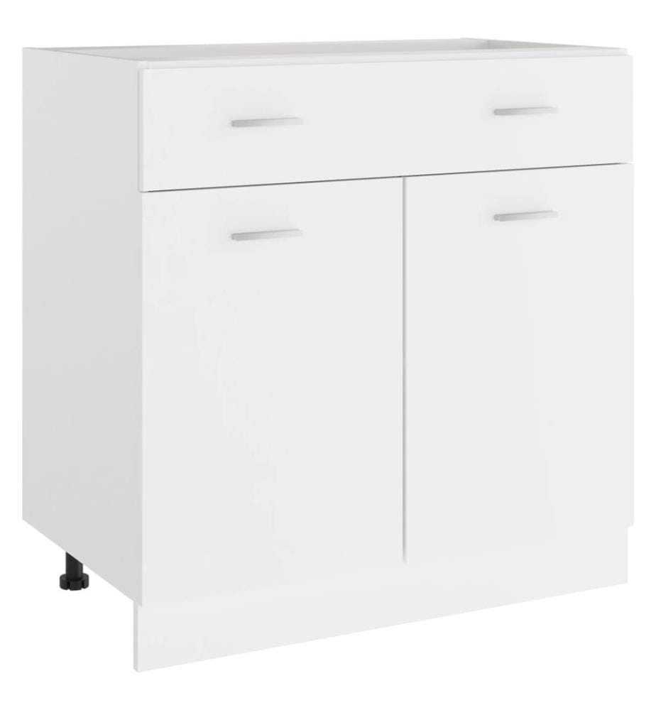 Armoire à tiroirs "Lyon" Blanc 80 x 46 x 81,5 cm Bois d'ingénierie