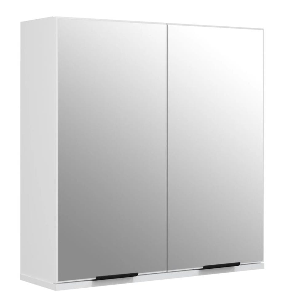 Bad-Spiegelschrank Weiss 64x20x67 cm