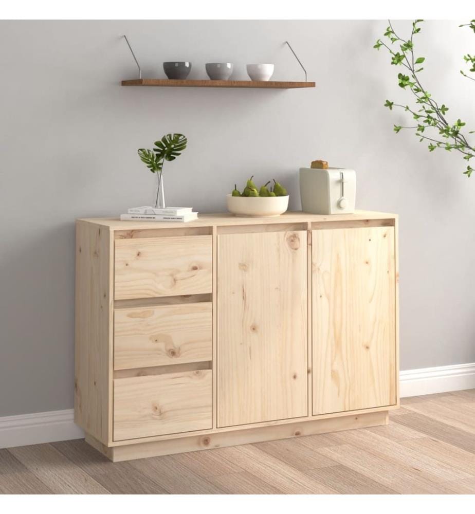 Buffet 111x34x75 cm Bois massif de pin