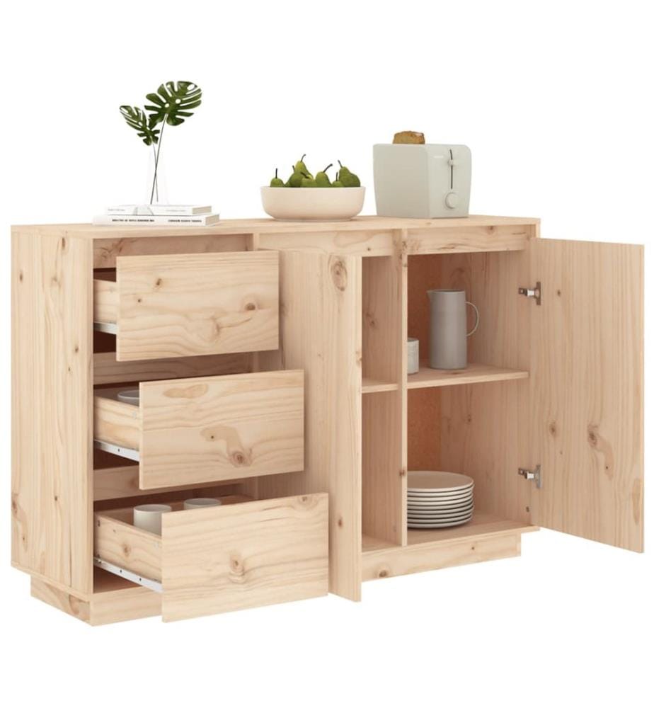 Buffet 111x34x75 cm Bois massif de pin