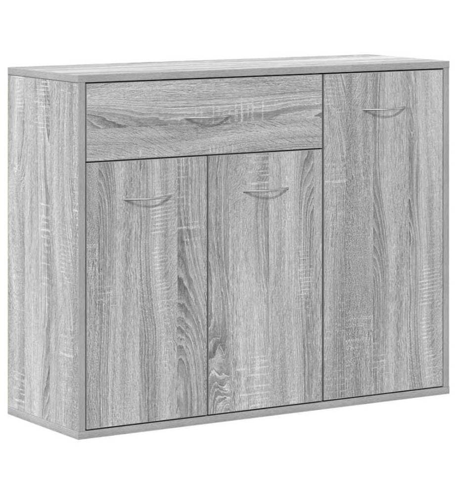Buffet Sonoma gris 88x30x70 cm Bois d'ingénierie