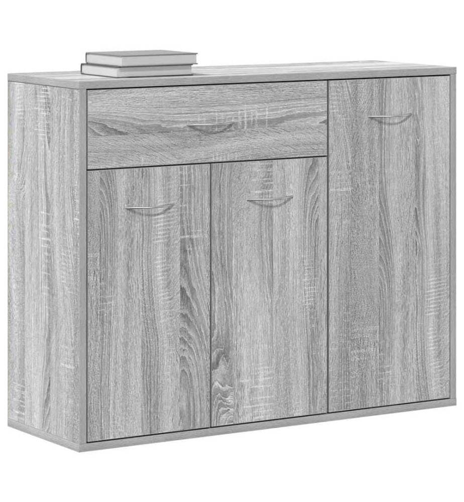 Buffet Sonoma gris 88x30x70 cm Bois d'ingénierie