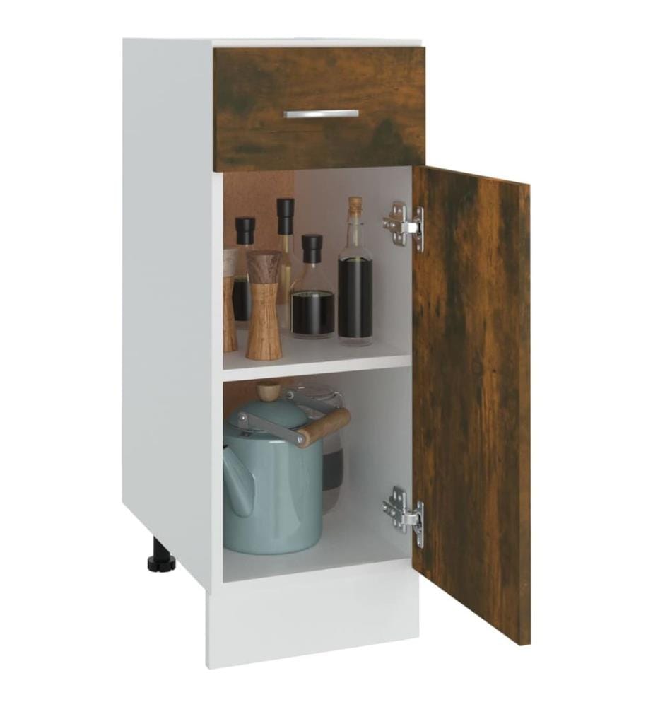 Unterschrank mit Schublade Lyon Räuchereiche 30x46x81,5 cm