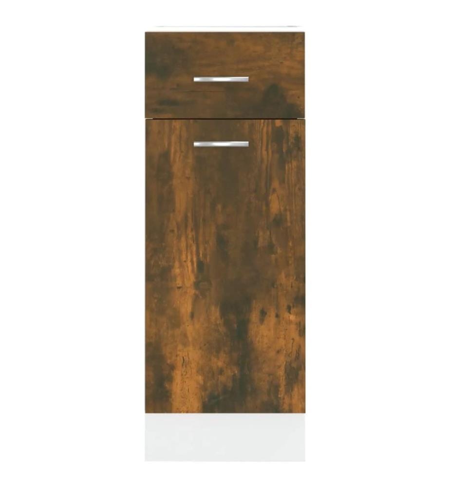 Unterschrank mit Schublade Lyon Räuchereiche 30x46x81,5 cm